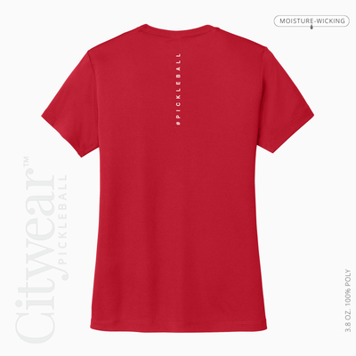 Women's (Medallion)T-Shirt (Basic Colors)-PCKLBLL ATHLETE