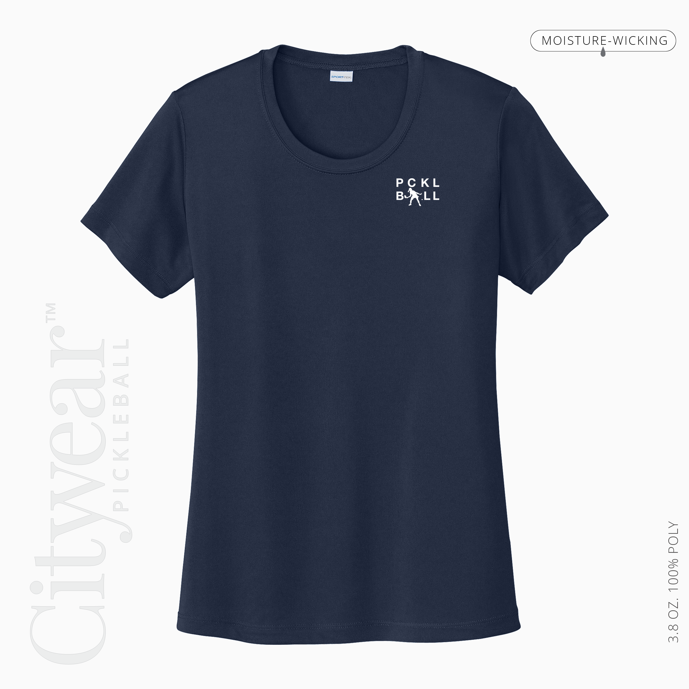 Women's (Medallion)T-Shirt (Basic Colors)-PCKLBLL ATHLETE