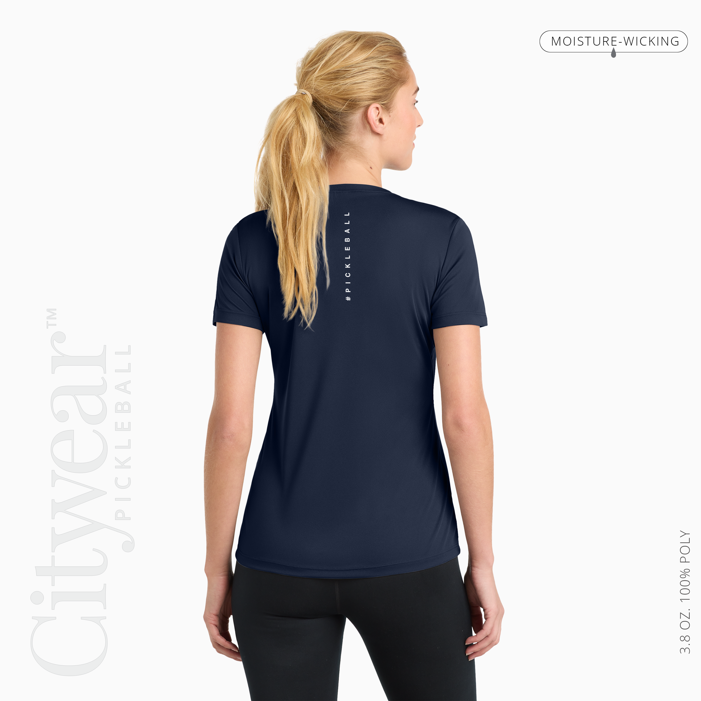 Women's (Medallion)T-Shirt (Basic Colors)-PCKLBLL ATHLETE