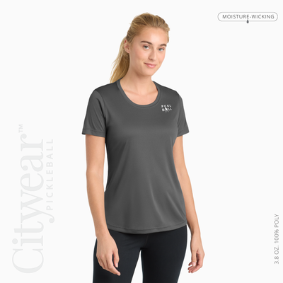 Women's (Medallion)T-Shirt (Basic Colors)-PCKLBLL ATHLETE