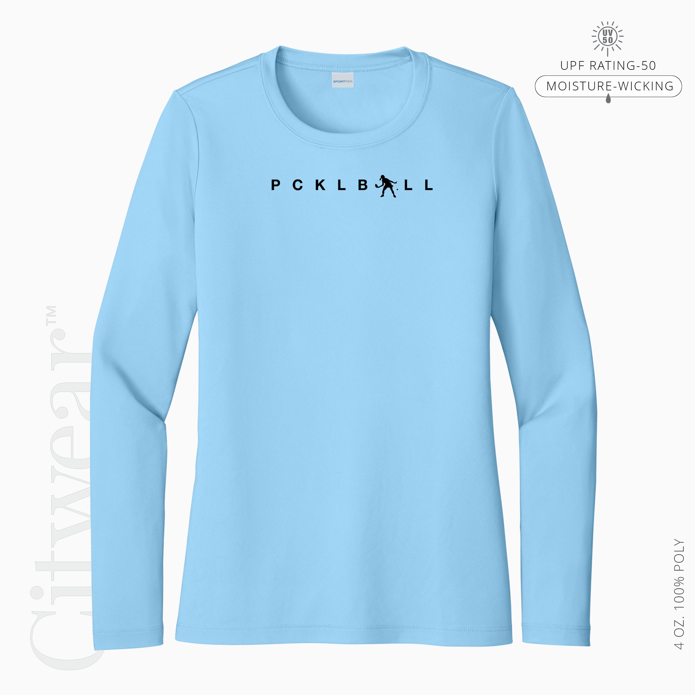 Women's UV Long Sleeve T-Shirt-PCKLBLL ATHLETE